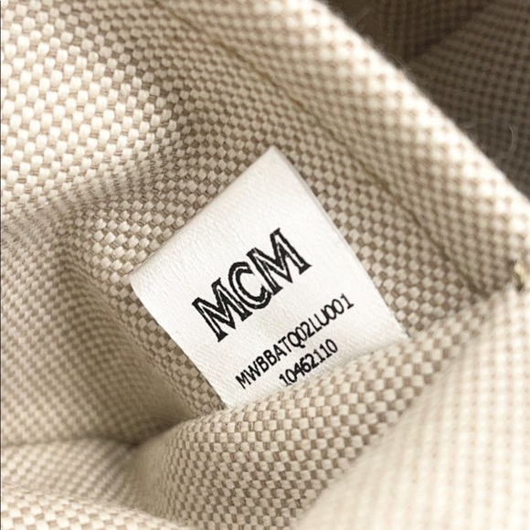 MCM Mini Logo Jacquard Boston Crossbody Bag - Picture 9 of 11